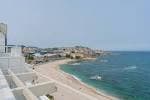 Vista desde el hotel hacia la playa de Riazor y la costa