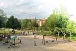 Área de juegos infantiles en el Parque Barbaña