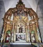 Detalle del Retablo de San Luis Gonzaga en la Iglesia de la Universidad