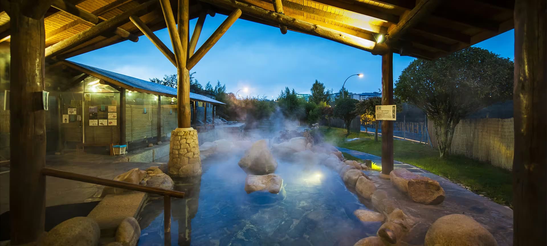 Instalaciones termales renovadas en A Chavasqueira