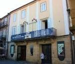 Vista exterior del edificio del Salón Teatro en Santiago de Compostela