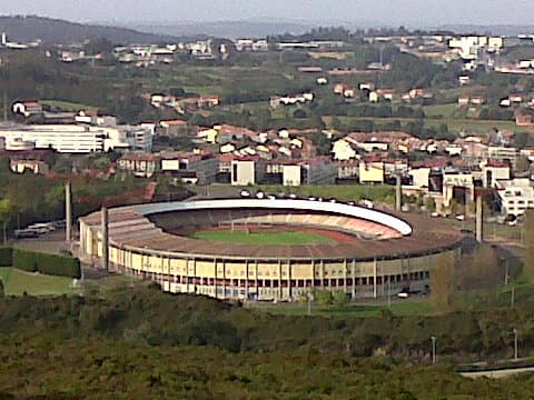 Vista aérea del Estadio Verónica Boquete de San Lázaro