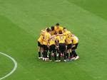 Wolves team huddle | Wolves vs Celta Vigo, preseason friendl ...