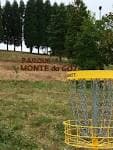 Campo de disc golf en el Parque Monte do Gozo, Santiago de Compostela