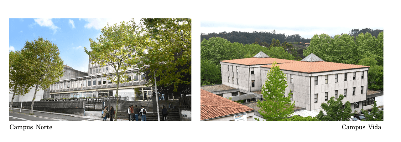 Vistas exteriores de la Facultad de Ciencias de la Educación