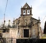 Antigua iglesia de piedra en Vilar, Mondariz