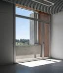 Ventanal interior con vistas al exterior y luz natural