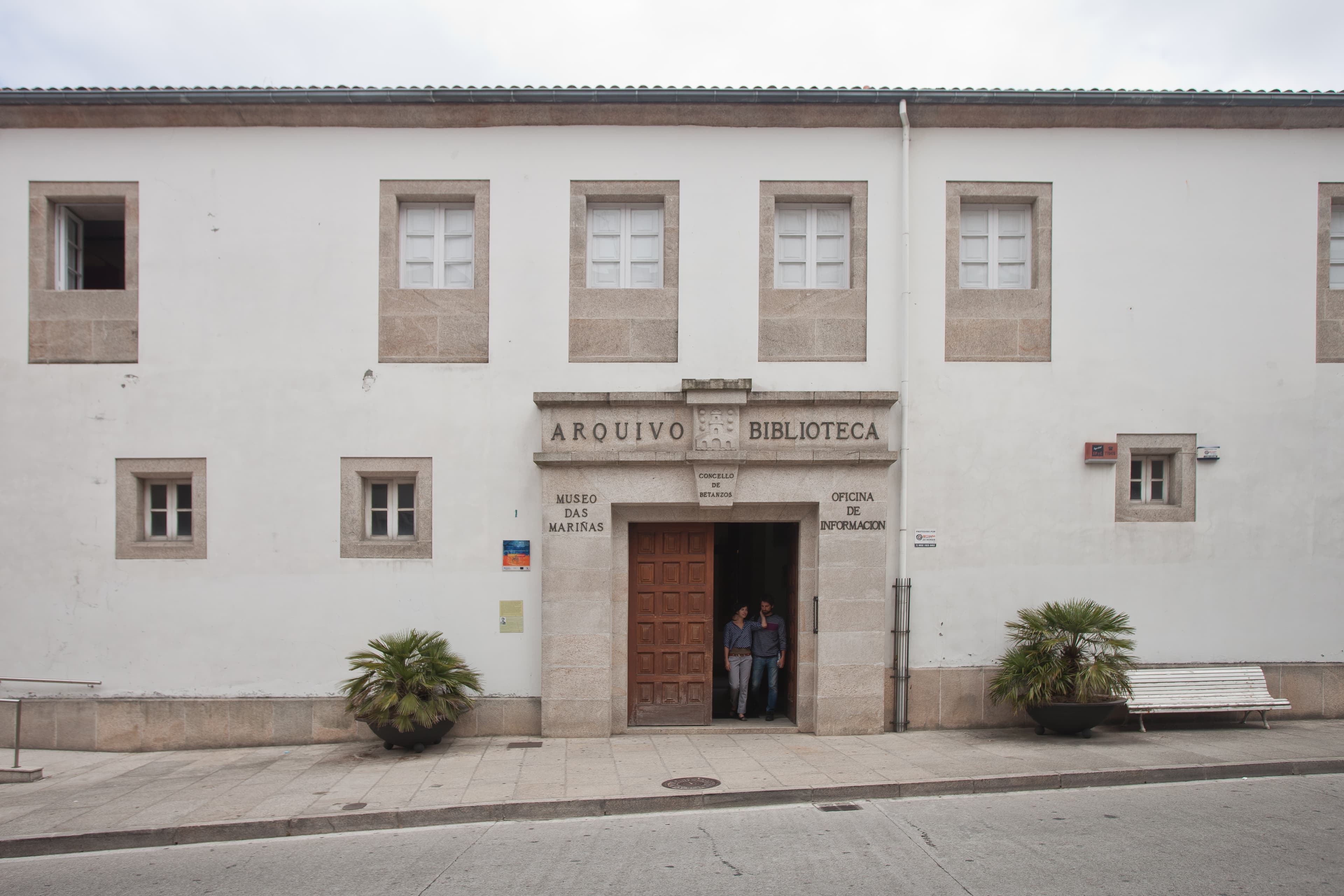 Fachada principal del Museo das Mariñas en Betanzos