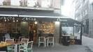 Exterior de un restaurante con terraza en Rúa Alameda