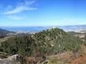 Vista panorámica del Parque Forestal de Saiáns con el mar de fondo