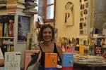 Katixa Agirre en una presentación de libros en la librería