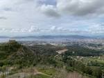 Vista panorámica de la ciudad de Vigo y su ría desde el Mirador do Monte Cepudo