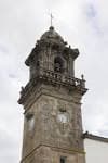 Detalle de la torre campanario de la Iglesia de Santo Domingo en Betanzos