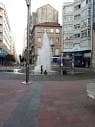Fuente de los Niños en la Glorieta de Compostela con chorros de agua