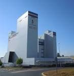 Edificio de la Fábrica de Harinas Reyes en el Polígono Industrial O Campiño