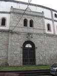 Detalle de la puerta de acceso principal de la Plaza de Toros de Pontevedra