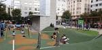Parque infantil en la Praza das Conchiñas