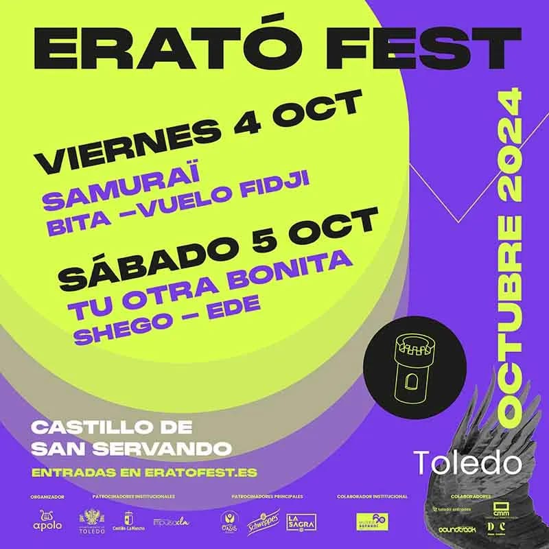 El Erató Fest se despide: última edición del 1 al 3 de oct