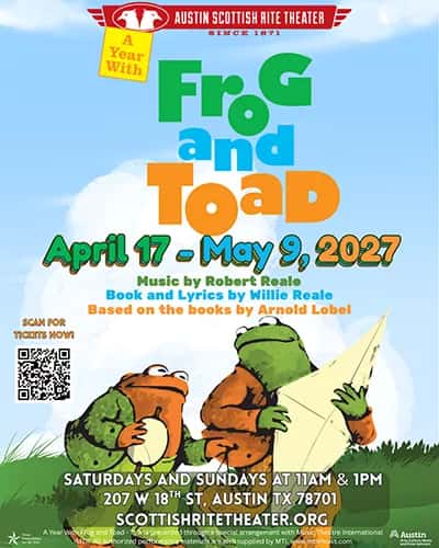 A Year with Frog and Toad 2027: date and tickets in Austin | Planomato