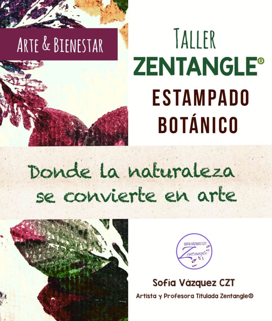 Estampado Botánico con Zentangle®