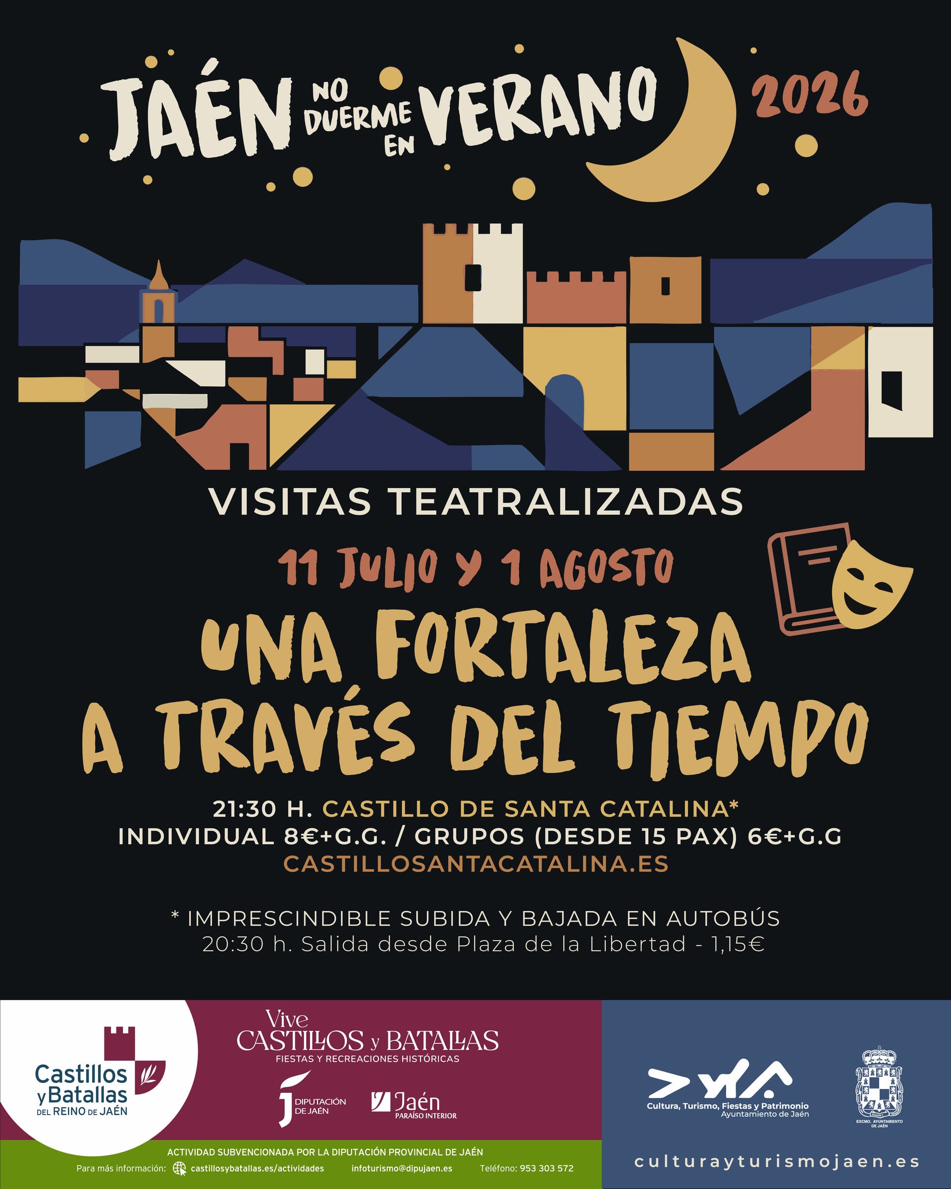 Visita teatralizada nocturna: Una fortaleza a través del tiempo