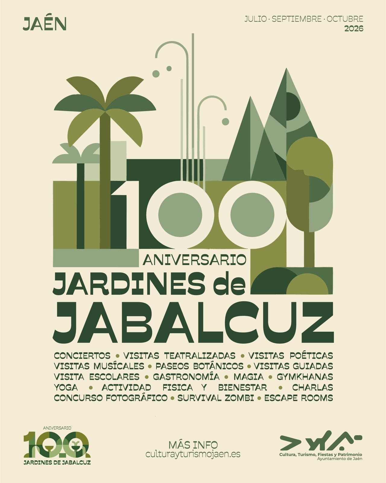 Visita guiada Centenario Jardines de Jabalcuz