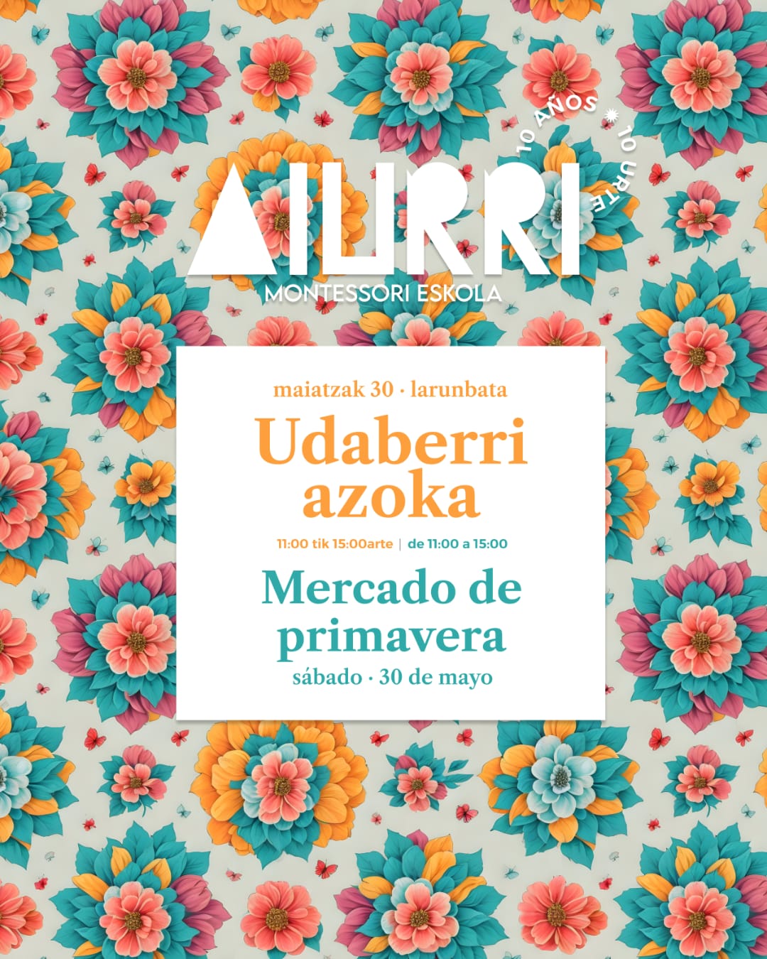 Mercado de Primavera 2026 - Aiurri Montessori Eskola