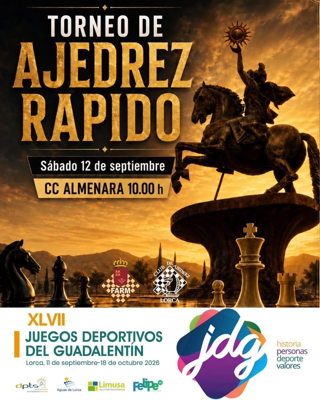 XLVII Torneo de Ajedrez Rápido - Juegos Deportivos del Guadalentín
