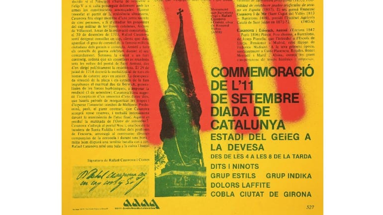 Acte de record de la primera Diada Nacional de Catalunya