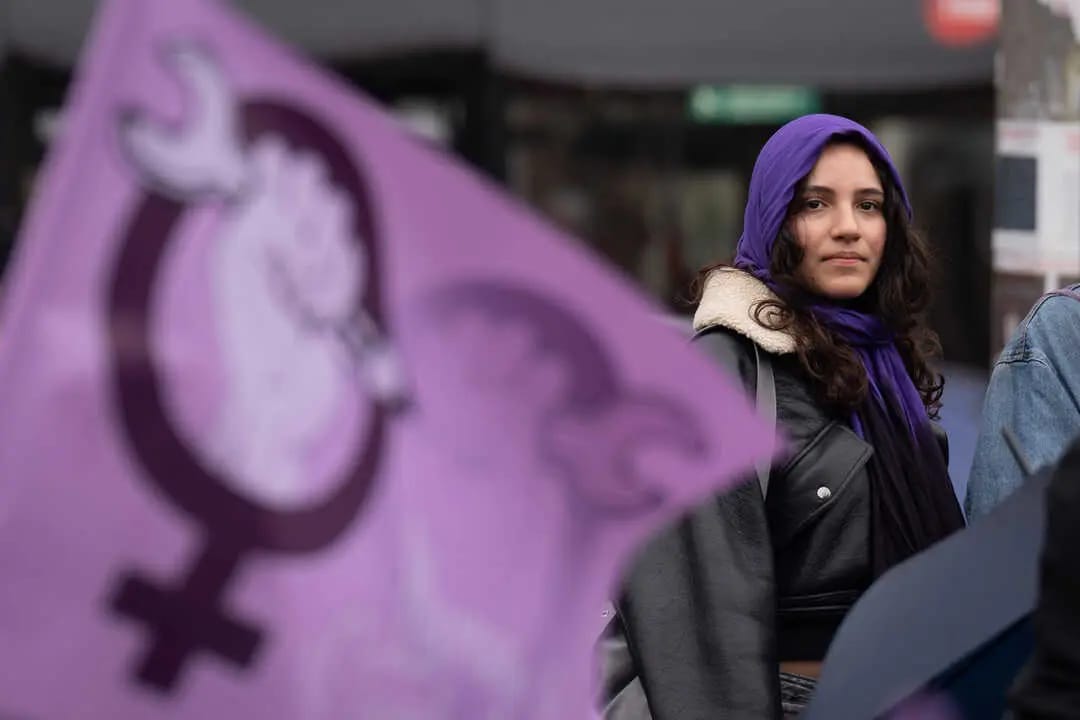 Manifestación huelga estudiantil feminista