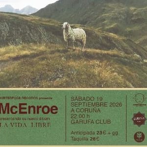 Concierto de Mcenroe en A Coruña - Gira La vida libre