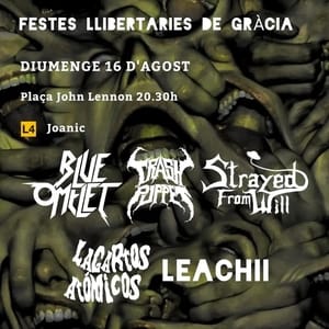 Concierto de Blue Omelet en las Festes Llibertaries de Gràcia