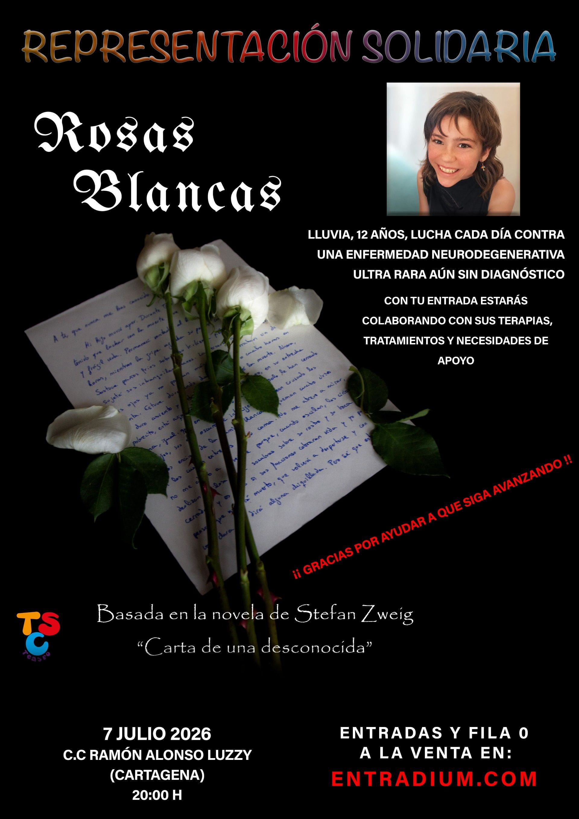 Representación solidaria: Rosas Blancas