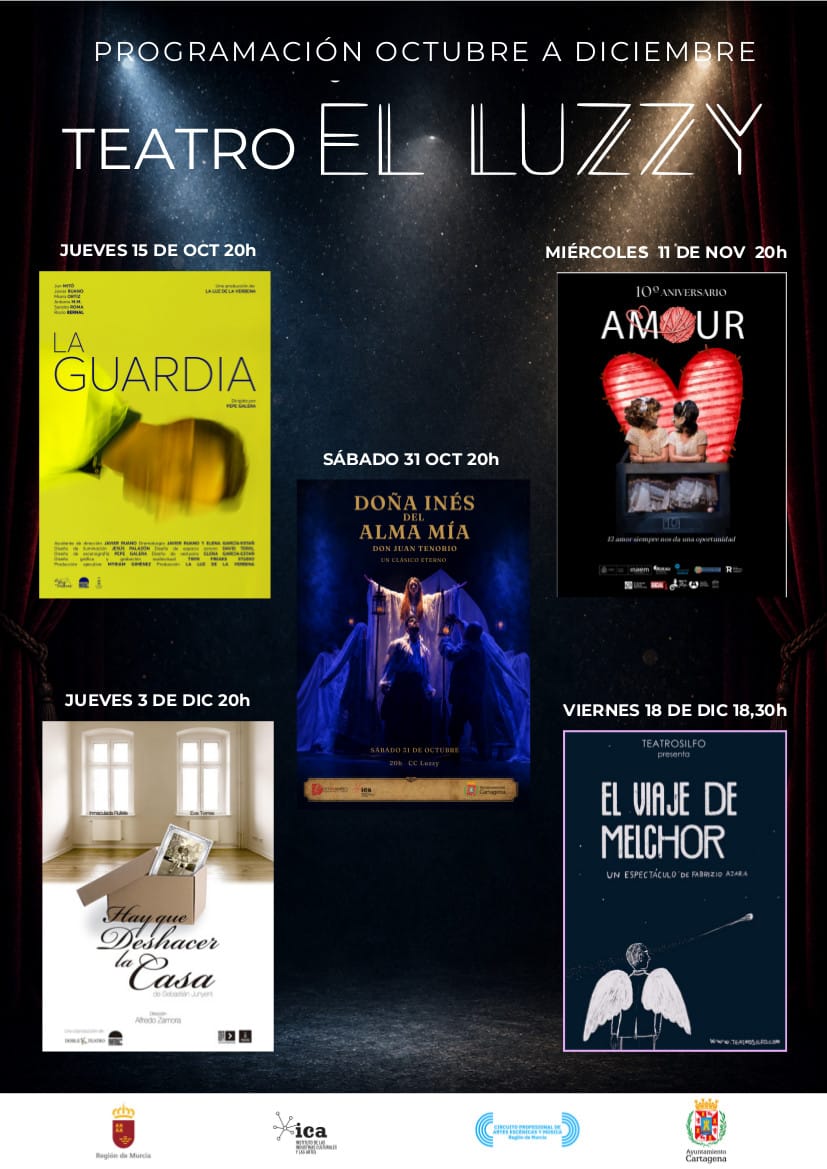 Teatro CC Luzzy: Programación Octubre a Diciembre 2026