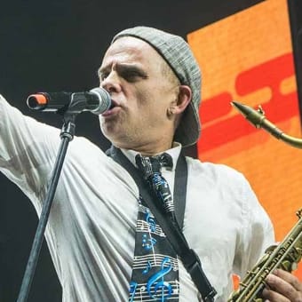 Actuación de The New York Ska-Jazz Ensemble