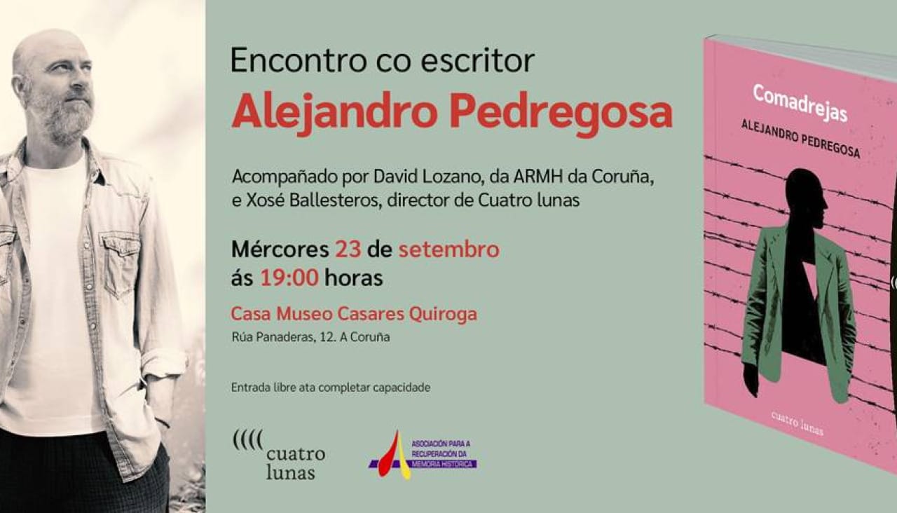 Presentación del libro 'Comadrejas' de Alejandro Pedregosa