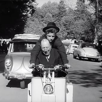 Proyección de la película 'El cochecito' (1960)