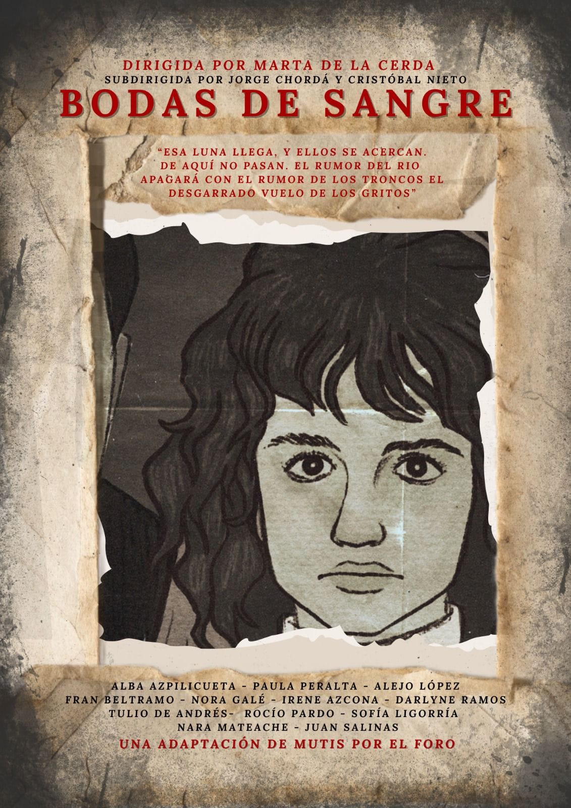 XXVIII Quincena de Teatro Universitario. Mutis por el foro: 'Bodas de sangre'