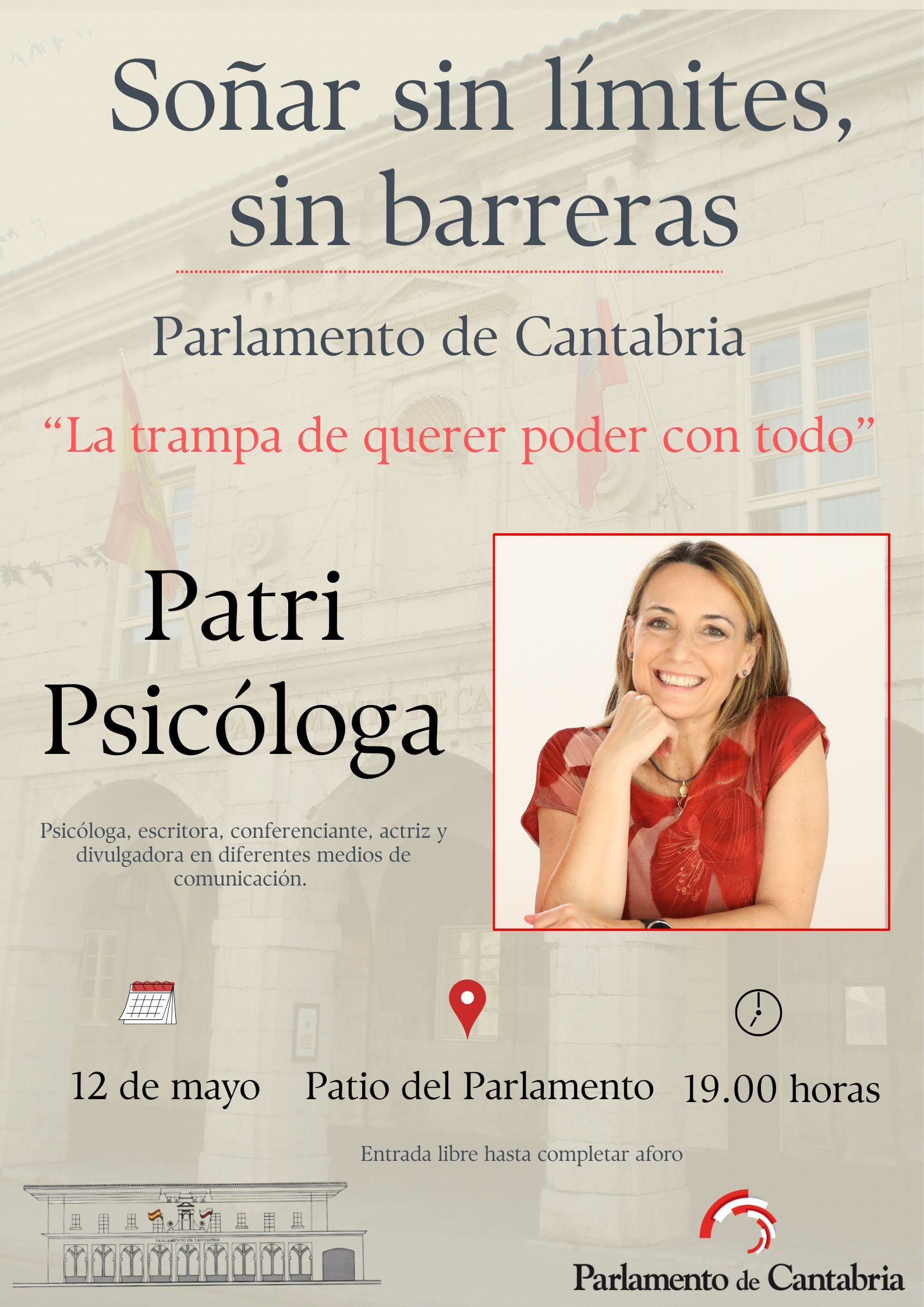 Inauguración del programa 'Mujeres, sin límites, sin barreras' con Patri Psicóloga