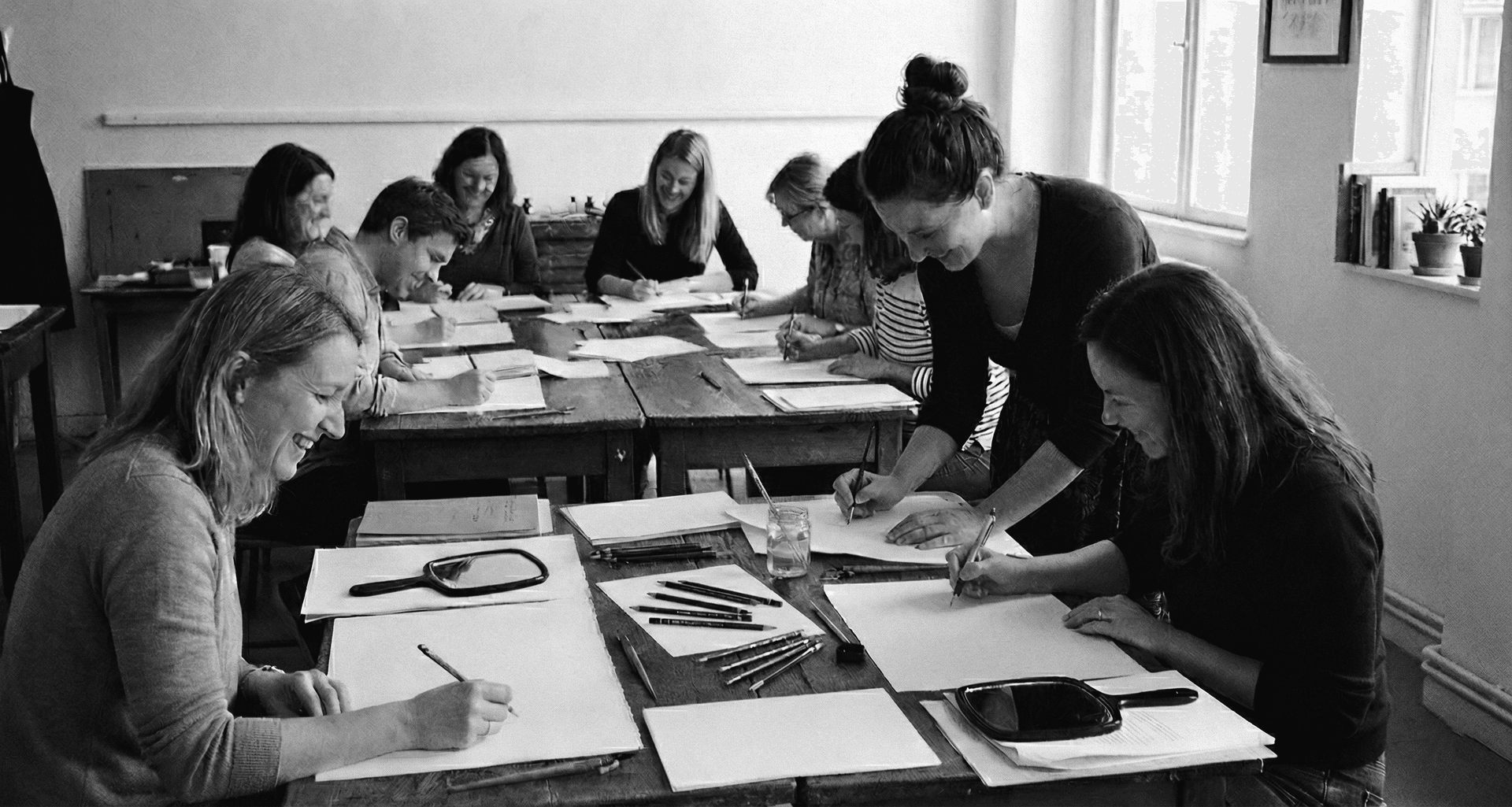 Itinerarios de caligrafía. Talleres creativos: 'La caligrafía como instrumento de enseñanza-aprendizaje'