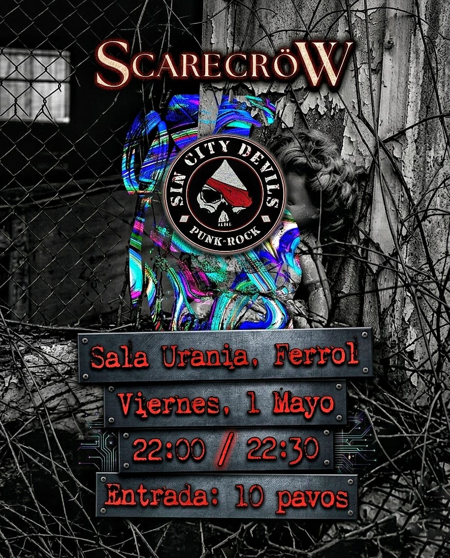 Concierto de Scarecröw y Sin City Devils