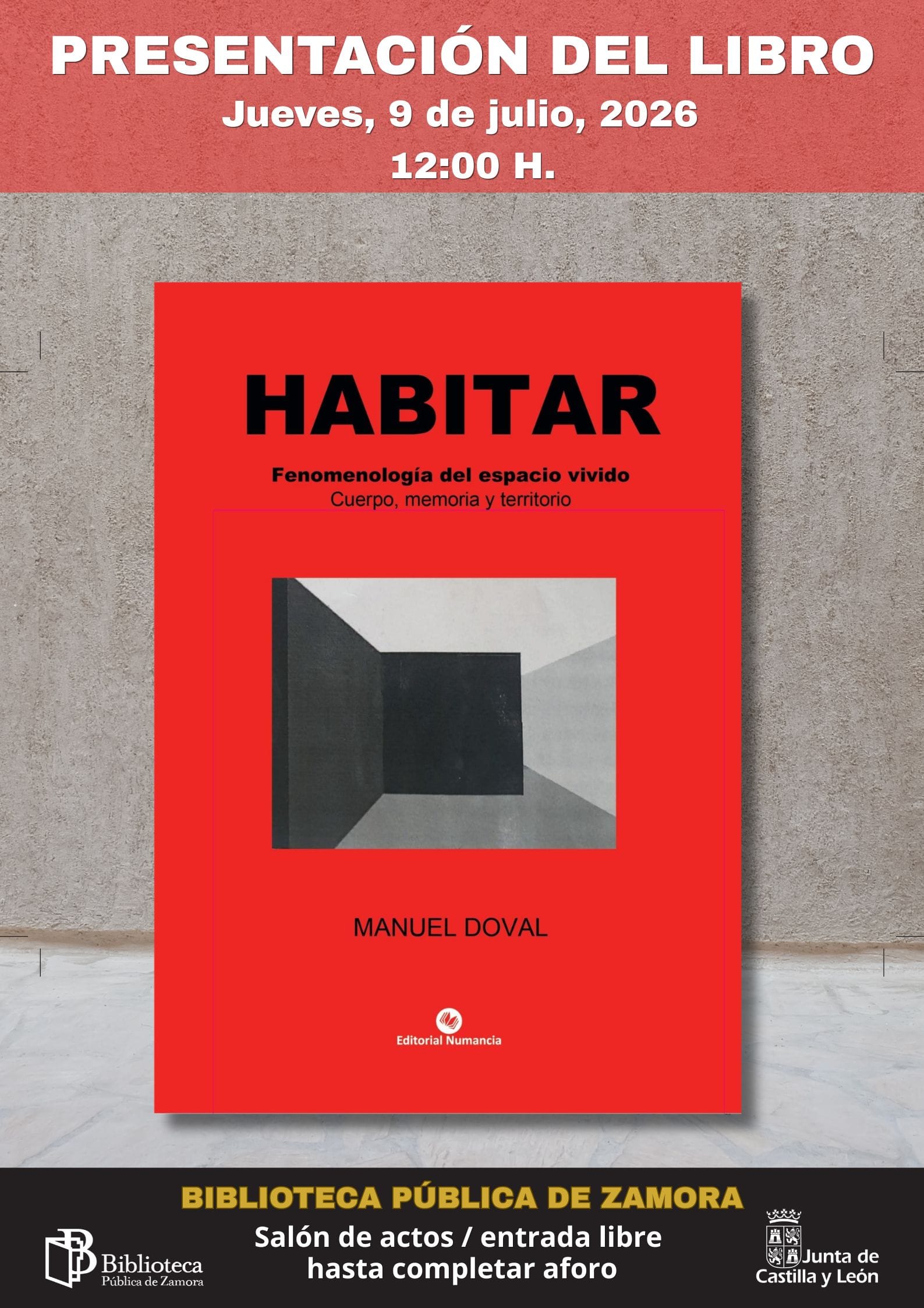 Presentación del libro: Habitar: Fenomenología del espacio vivido