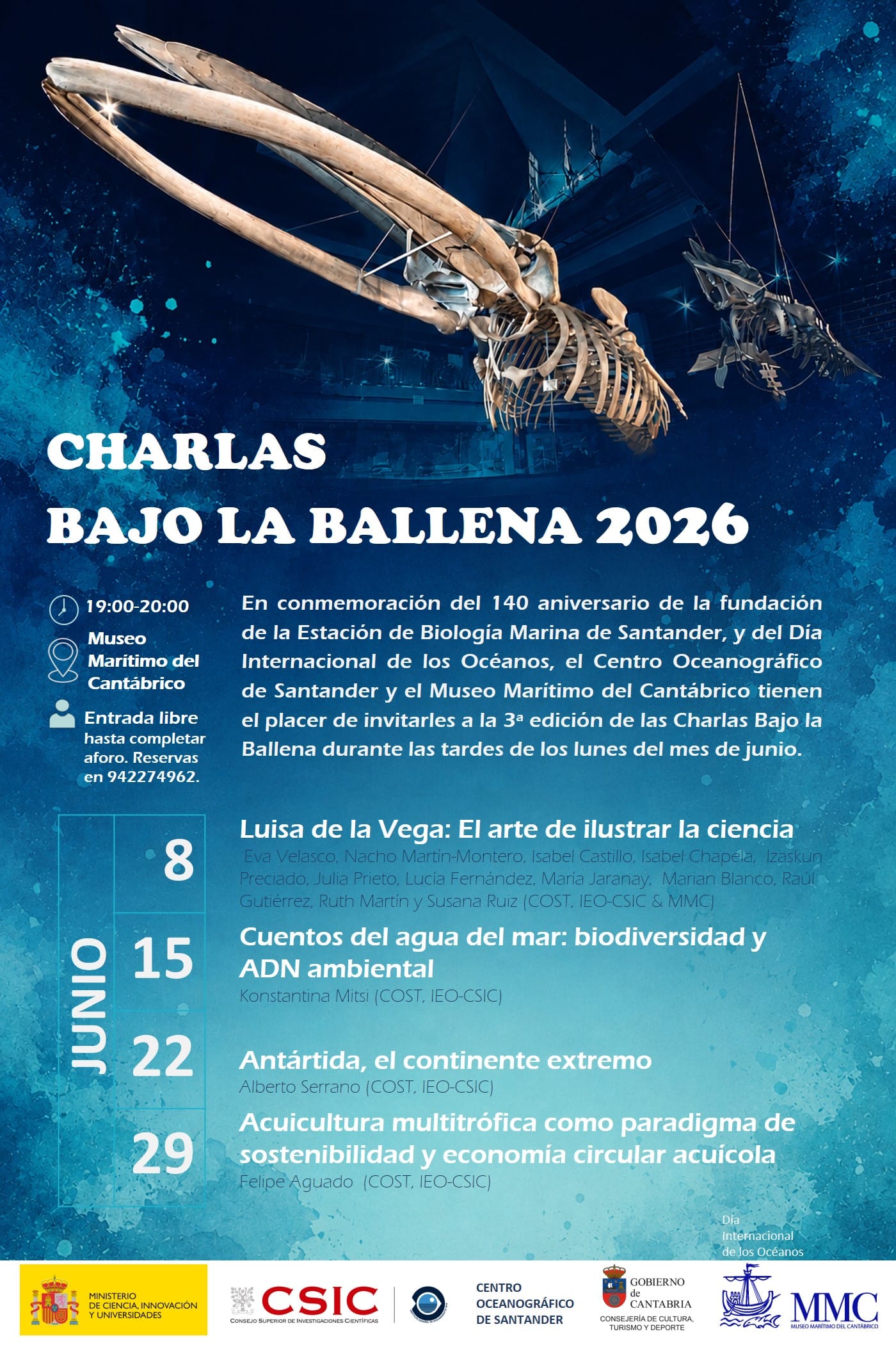 Charlas Bajo la Ballena: Antártida, el continente extremo