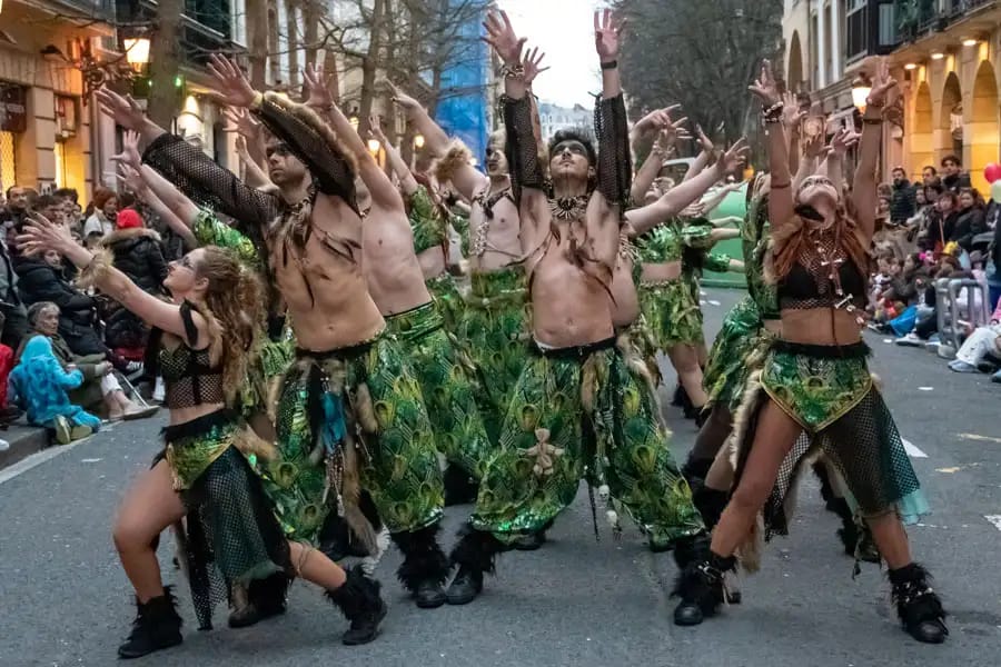 Primer desfile de Carnaval
