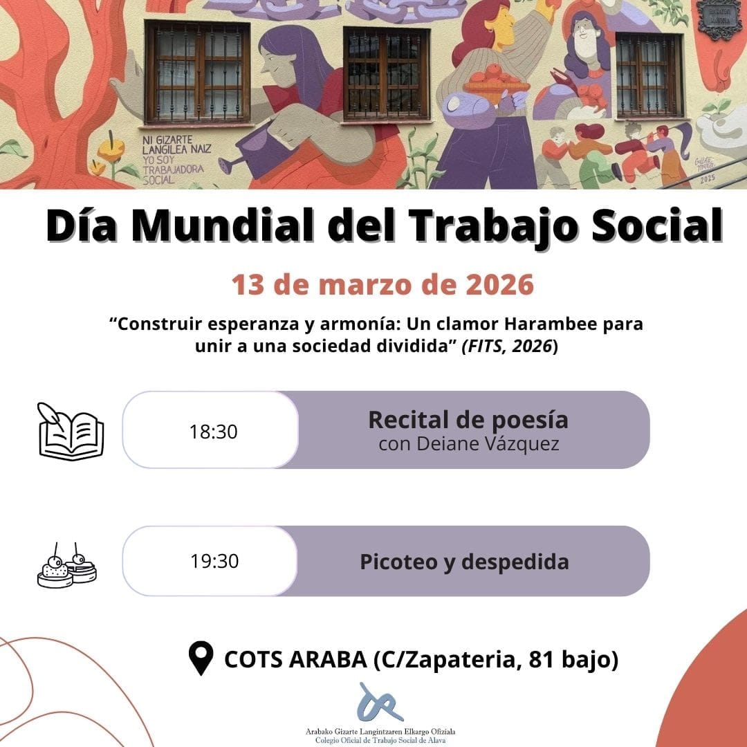 Día Mundial del Trabajo Social 2026 en Vitoria-Gasteiz