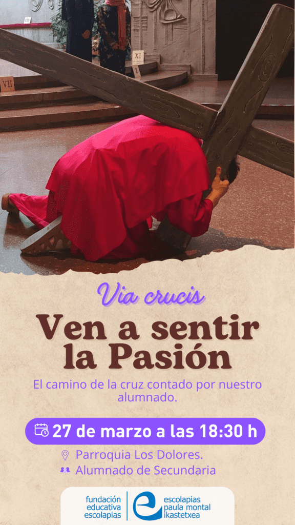 Vía Crucis viviente del colegio Paula Montal Escolapias