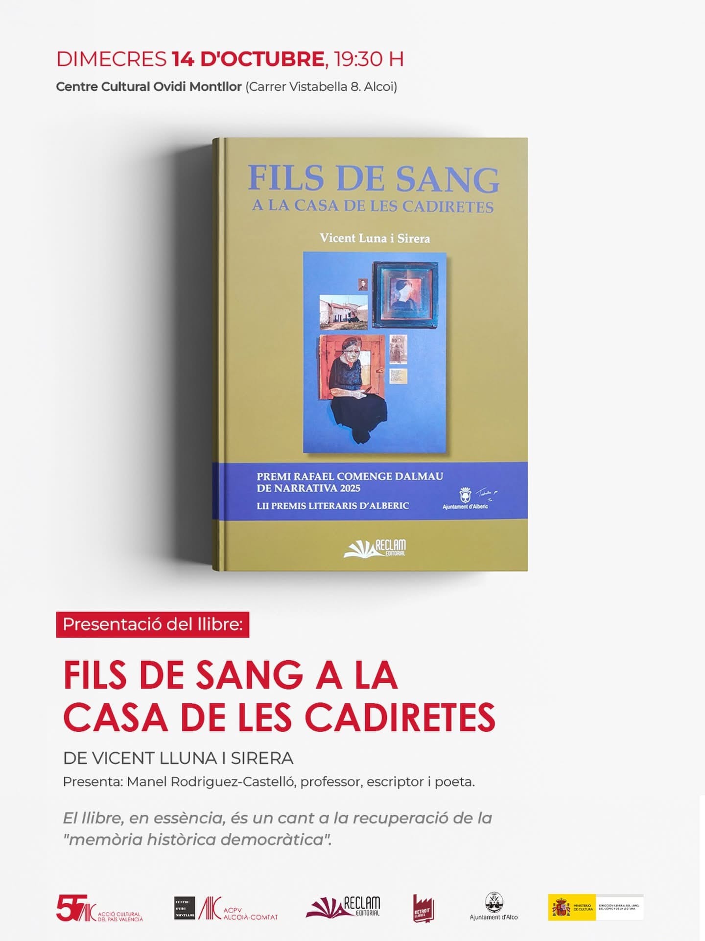 Presentación: Fils de sang a la casa de les cadiretes