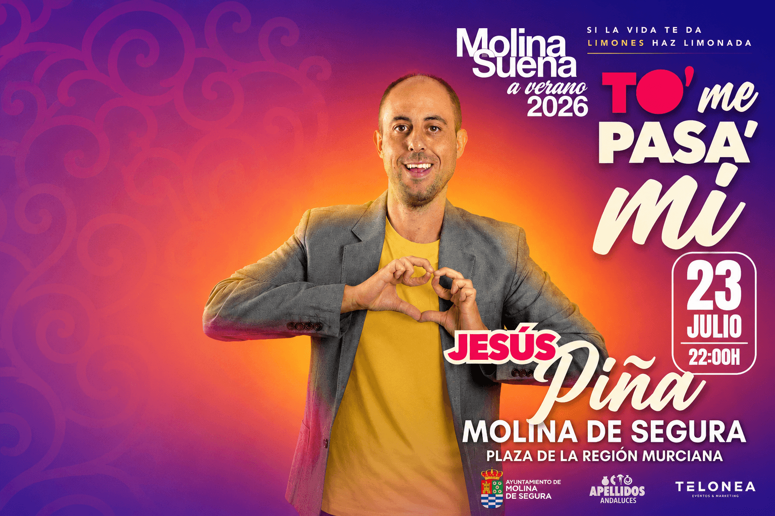 Molina suena a verano. Monólogo de Jesús Piña: To' me pasa mí