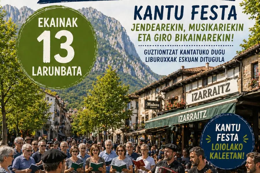 Kantujira + herri bazkaria