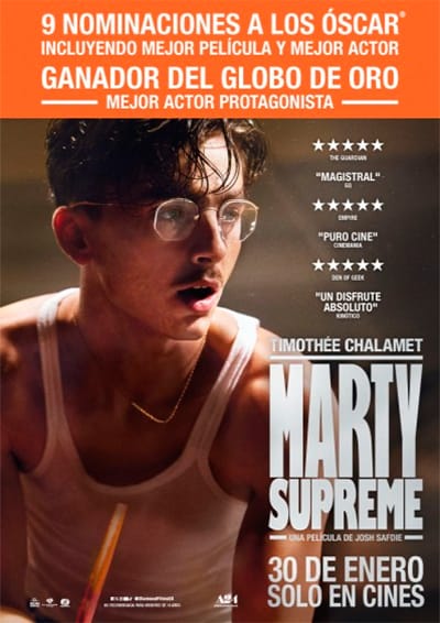 Proyección de 'Marty Supreme'
